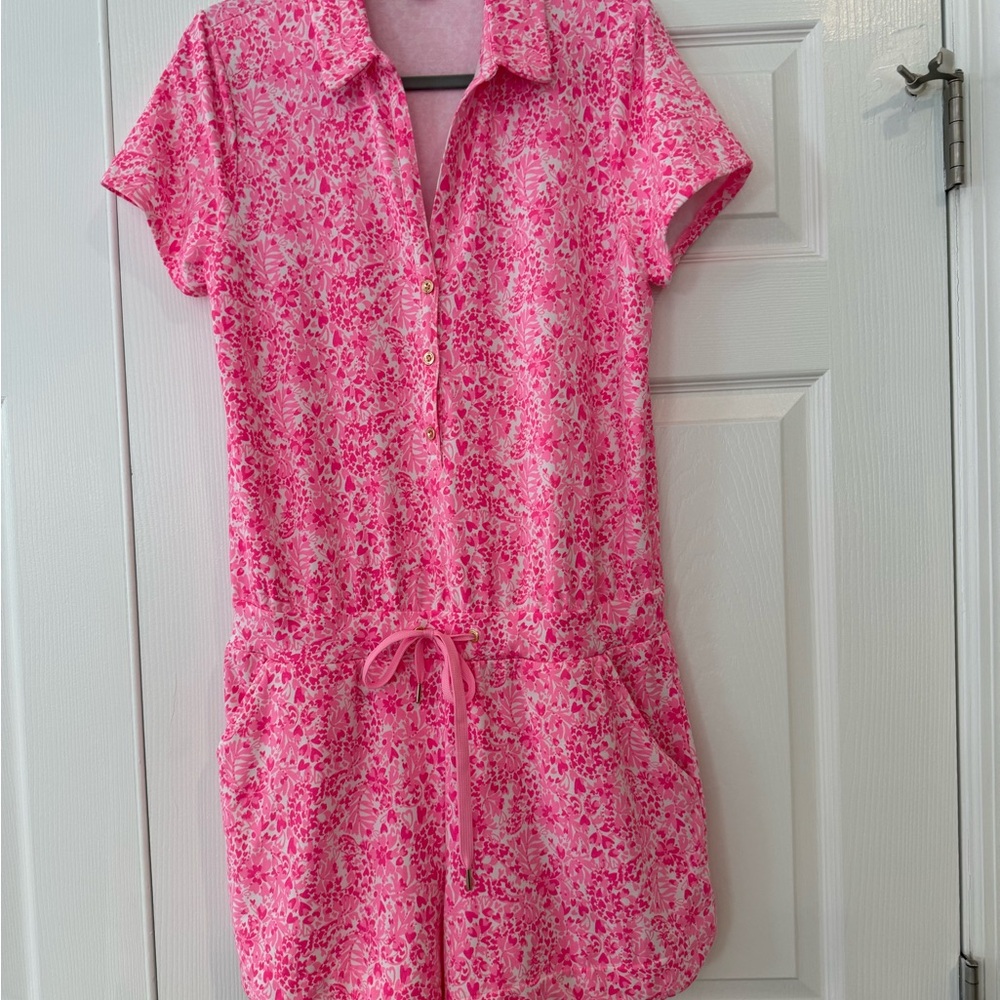Lilly Pulitzer Pink Floral romper